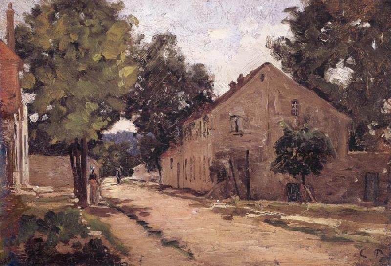 Camille Pissarro Road to Port-Marly Route de Port-Marly China oil painting art